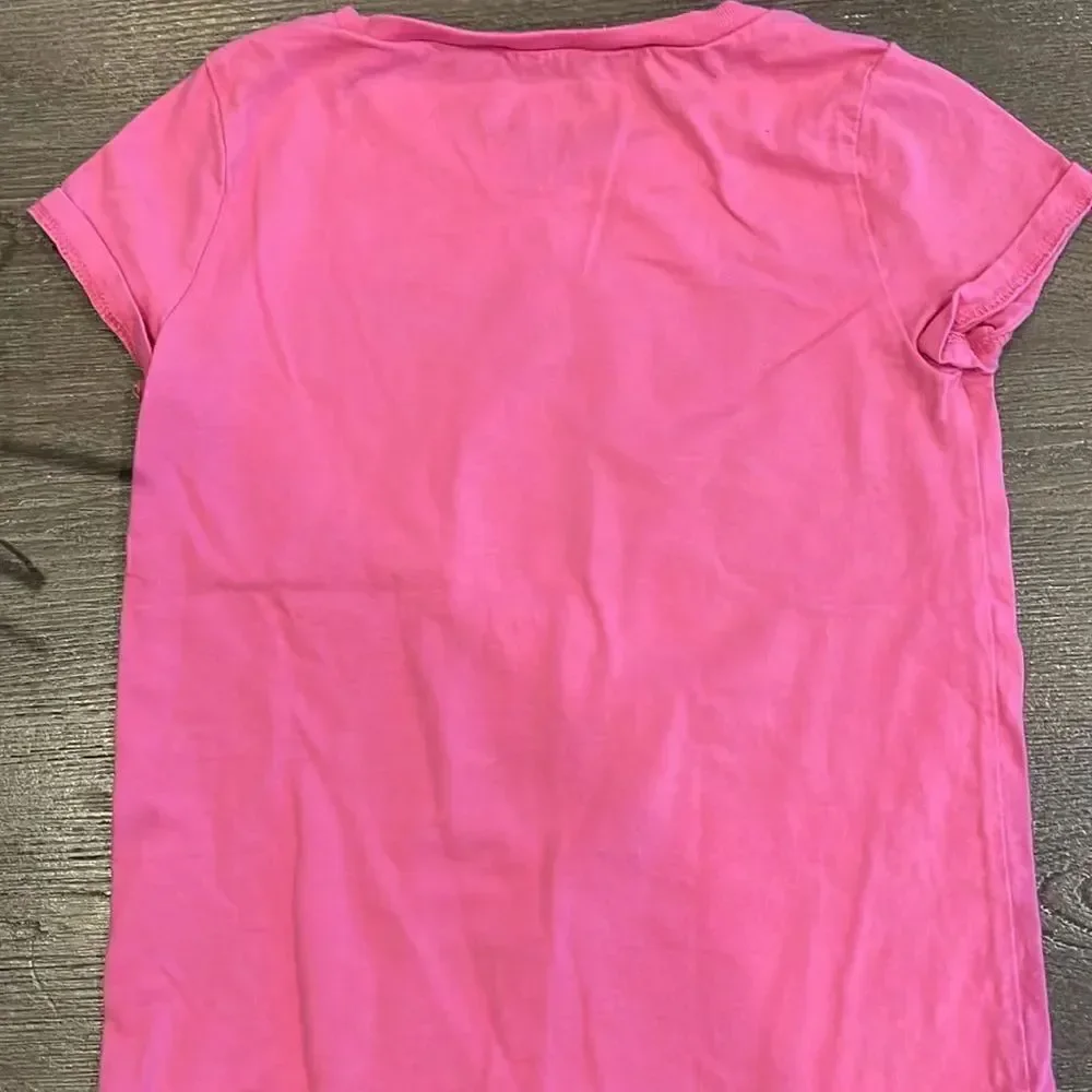 Cute pink flamingo tee